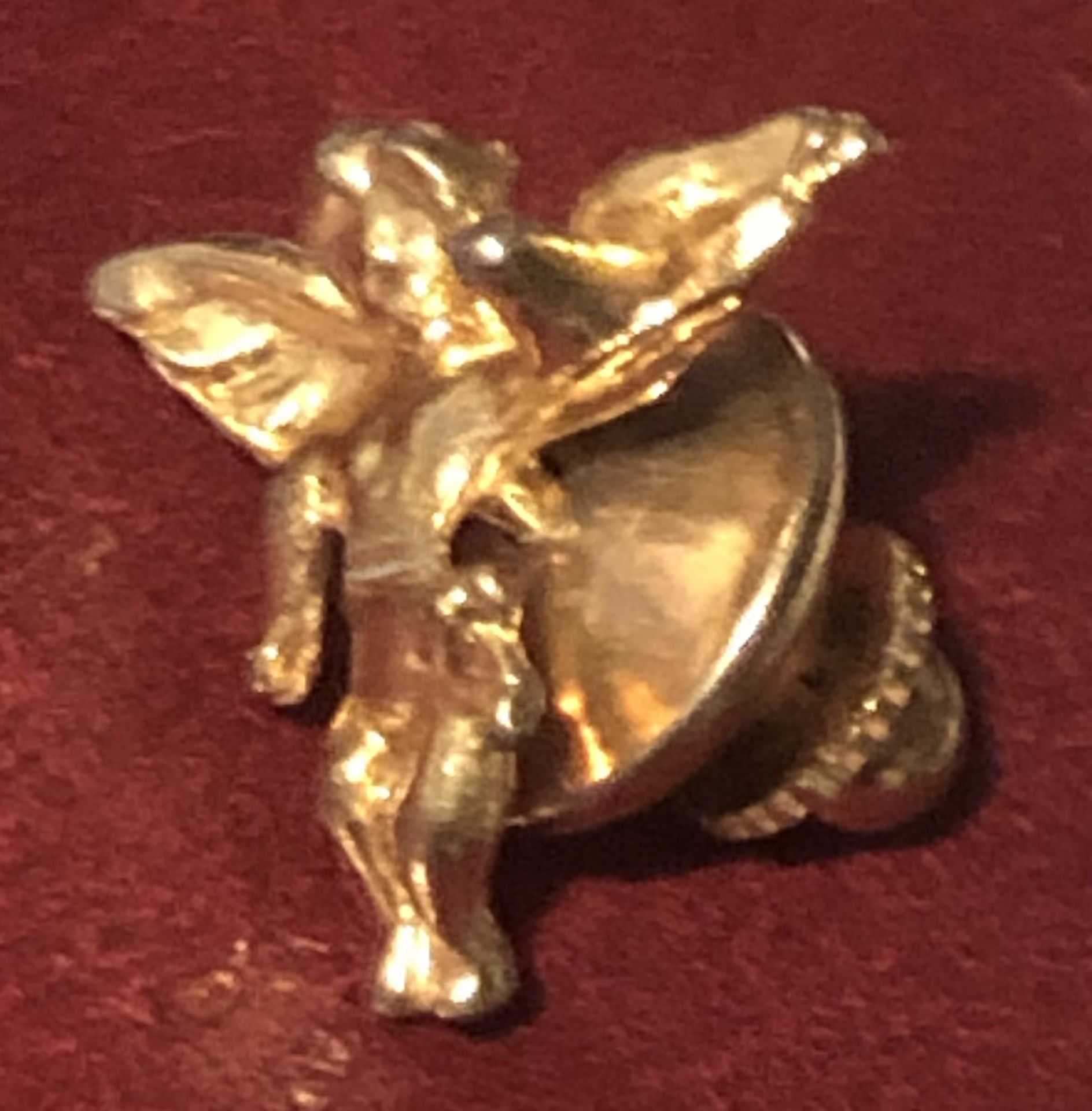 Gold Plated Angel Pin