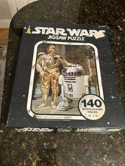 Vintage Kenner 1977 Star Wars Droids 140 Piece Puzzle COMPLETE