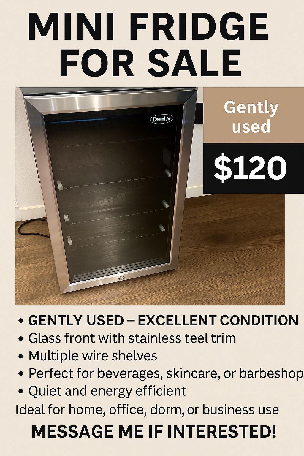 Mini Fridge for Sale – Excellent Condition