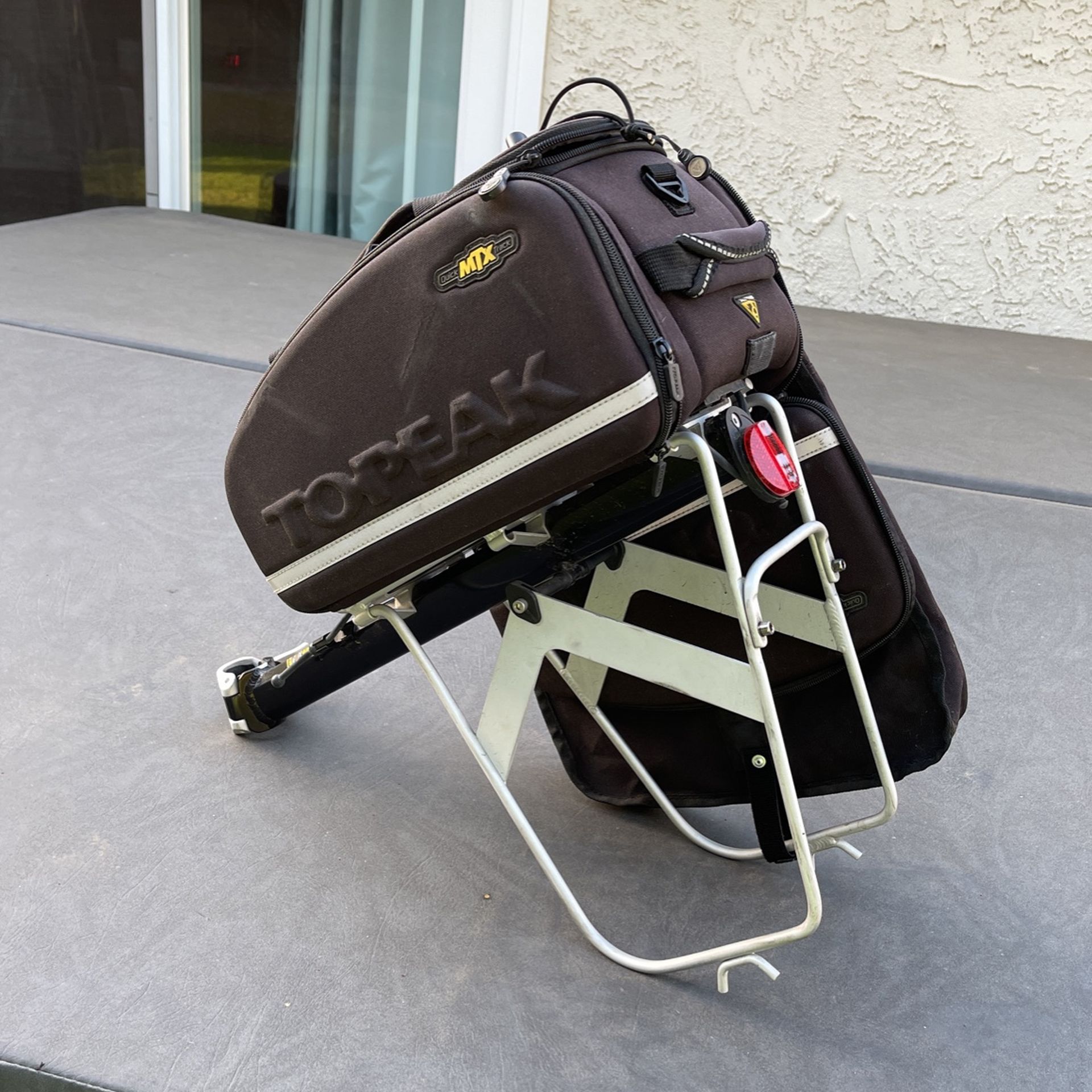 Topeak Cycling Trunk MTX Bag and QR Beam Rack MTX