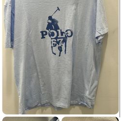 polo ralph lauren t shirt L print NWT