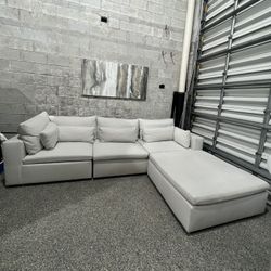 West Elm Offwhite Sectional 