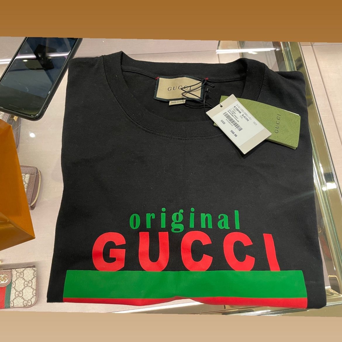 original gucci t shirt price