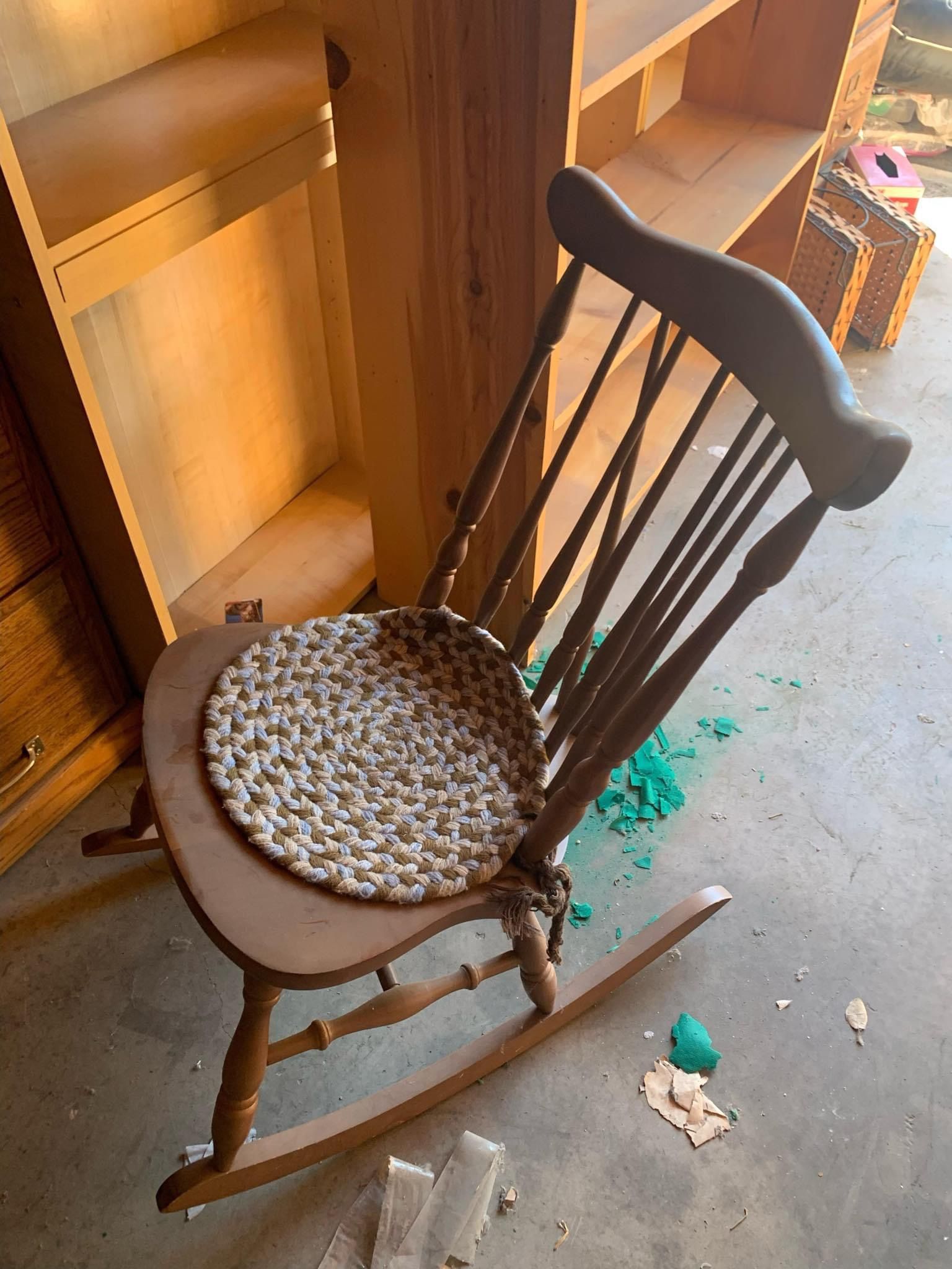 Solid Wood Rocking Chair