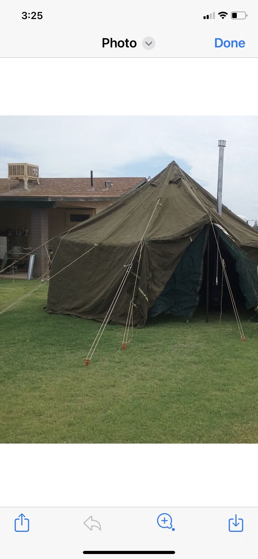 Army Tent GP Small Hexagon 8-9 People