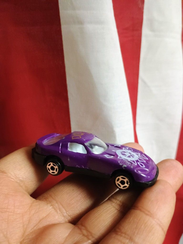 Vintage Sun Toys Car Rare DJ Purple White Interior