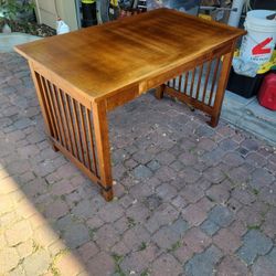Oak Desk with drawer