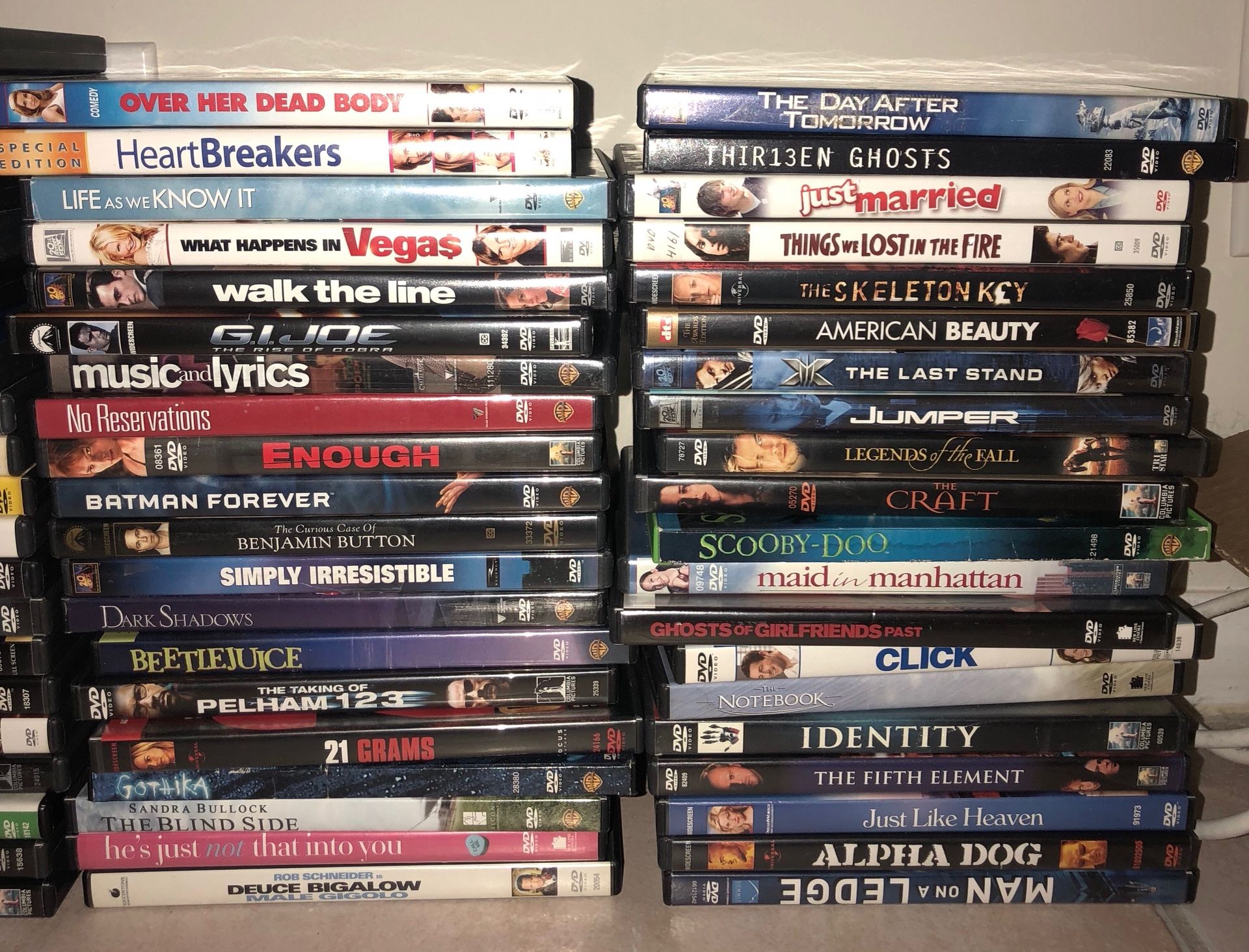 Movie Collection DVDs 122 Movies