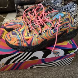 PUMA MB.03 x Dexter’s Laboratory “LaMelo Ball” Men’s Basketball Shoes – Box & Laces