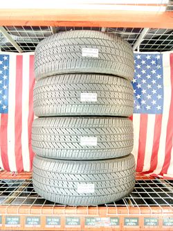 ✅ P275/50R22 BRIDGESTONE ALENZA A/S02 ALL SEASON 275 50 22 USED TIRES SET