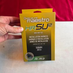 Maestro HRN-HRR-SU2 Subaru Radio Install Harness – Missing Backup Camera Adapter