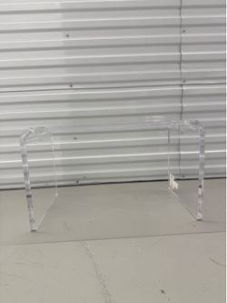 Acrylic side table