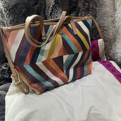 Tory Burch  Leather Bucket Bag