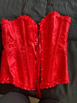 Brand new red corset