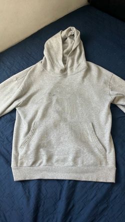 Grey rhinestone sp5der hoodie