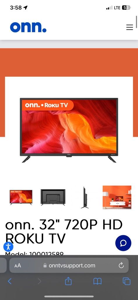 onn. Roku TV