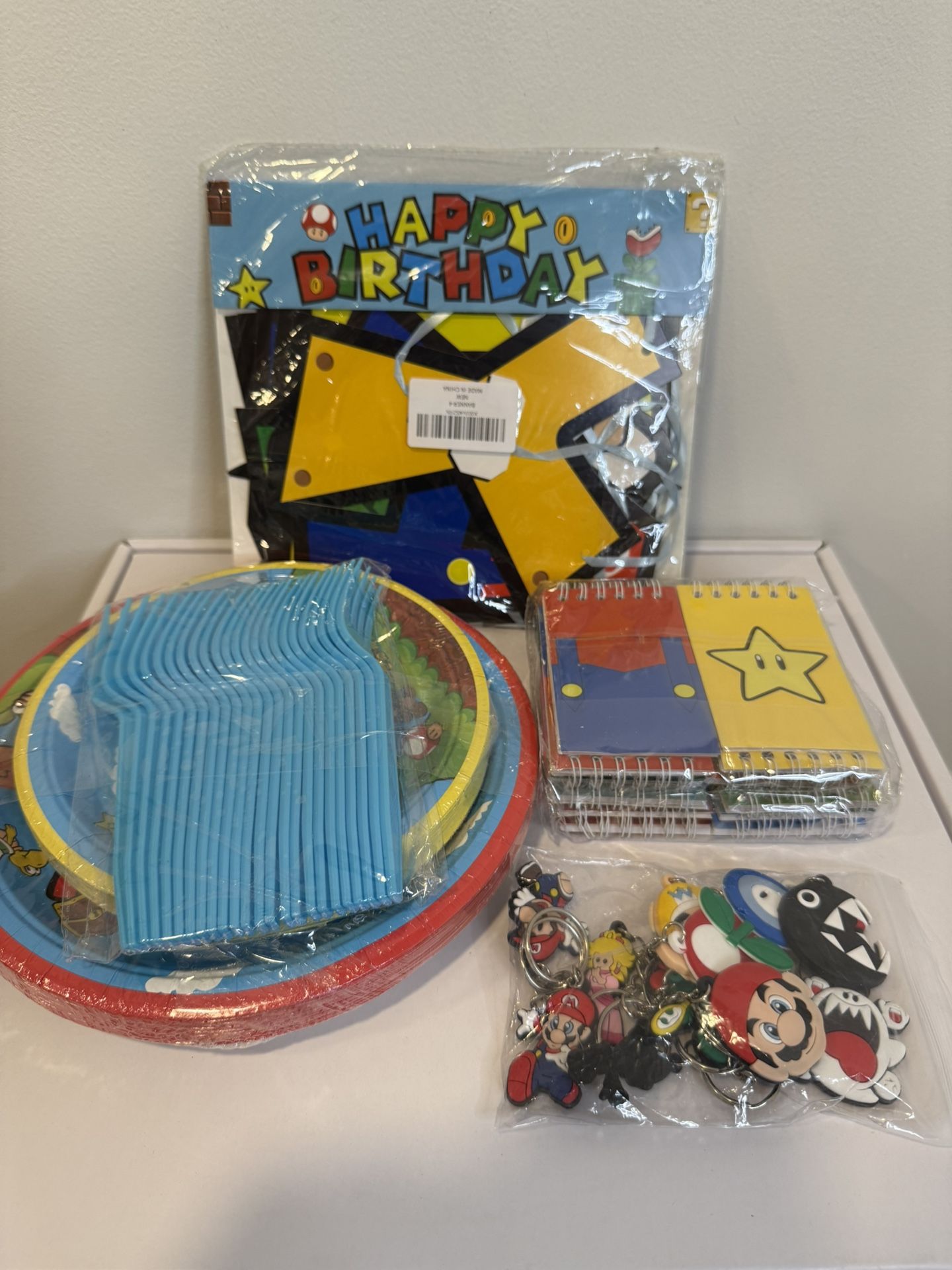Mario Brothers Happy Birthday Party Supply New