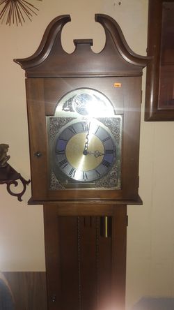 Tempus fugit grandfather clock