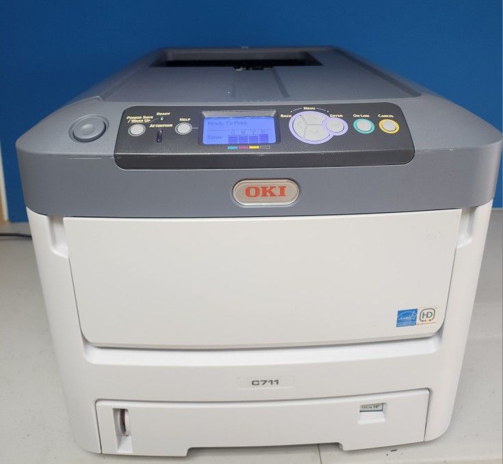 OKI C711 White Toner Inkjet Digital Laser Printer