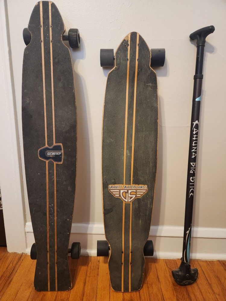 Gravity Longbaords and Kahuna Stick