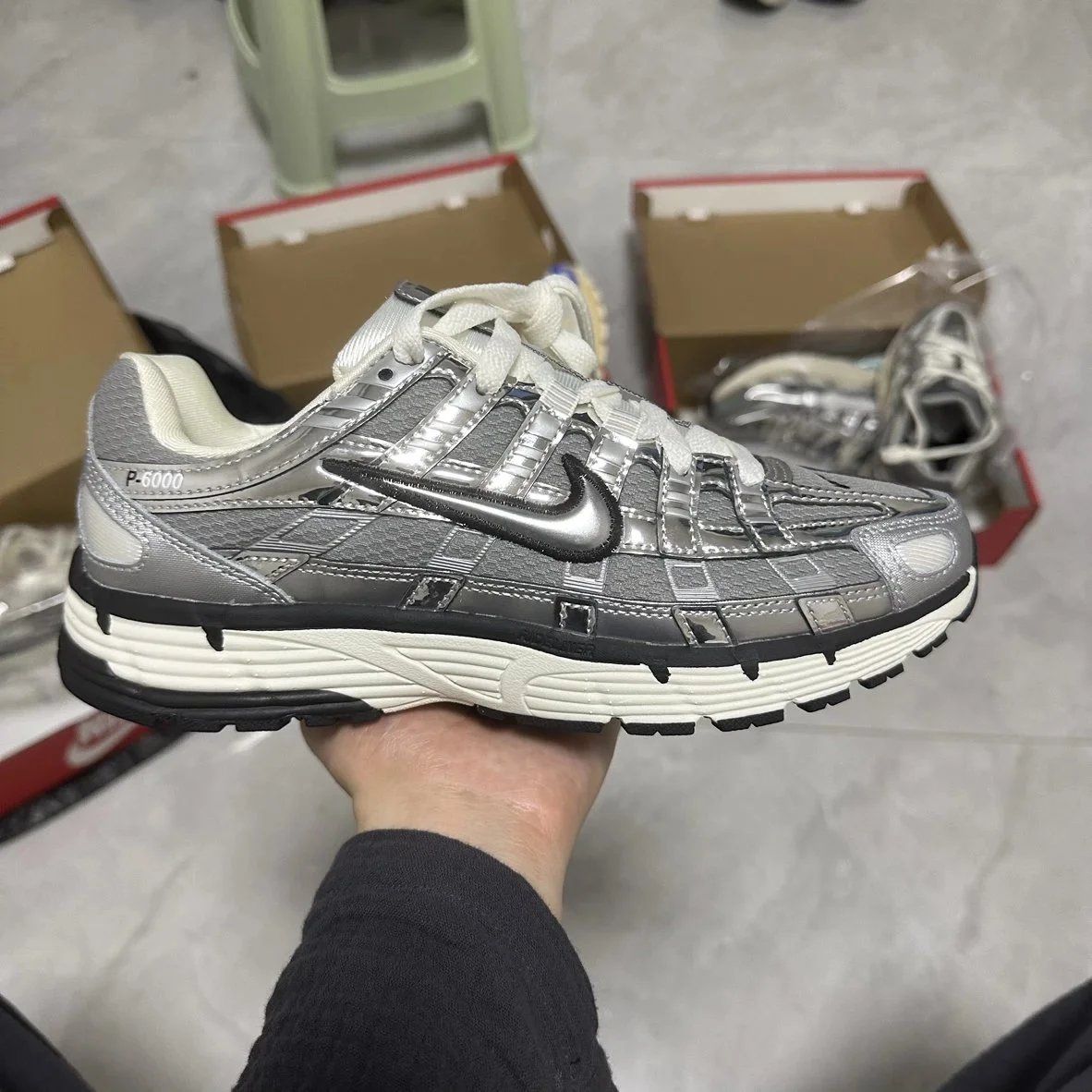 Nike P-6000 ‘Metallic Silver’