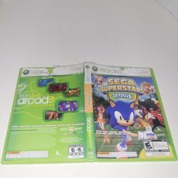 Sega Superstars Tennies / Acarde Xbox 360 Game