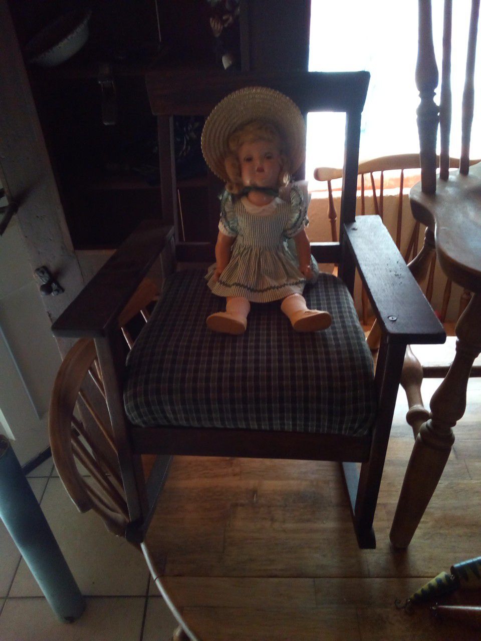 Antique child's (Stickley looking) rocking chair