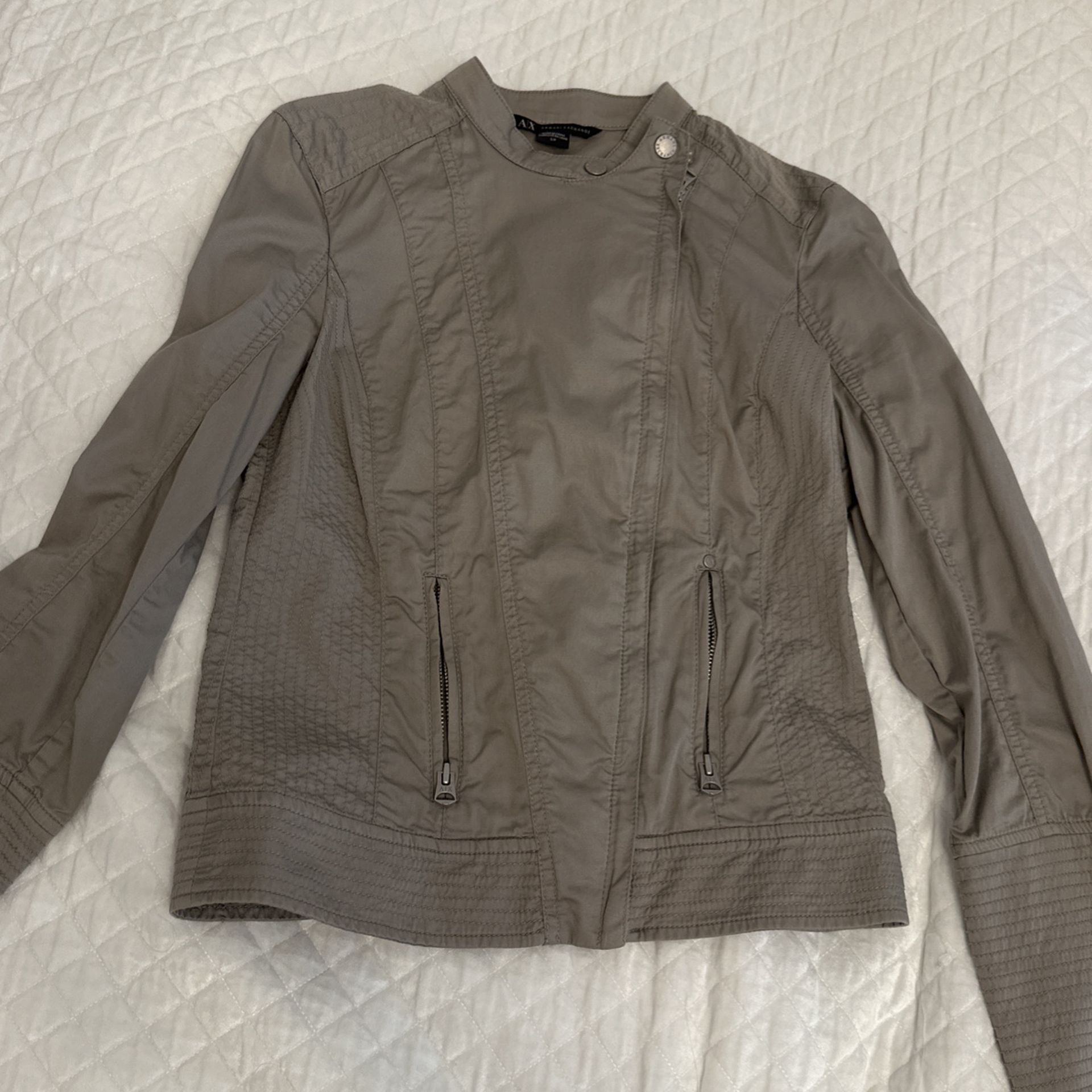 Armani Exchange Light Gray Jacket Small