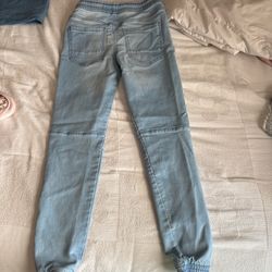 Zara Boys Jogger Light  Blue Jeans 