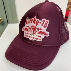 Lucky 13 Hot Rod & Monsters Trucker Hat
