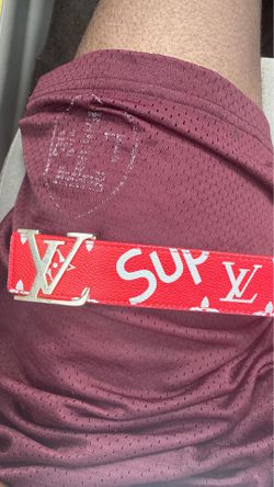 Louis Vuitton supreme belt