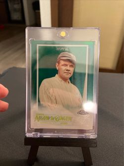 Babe Ruth Babe Ruth 2020 Allen Ginter Chrome Green Refractor #31