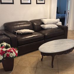 Sofa Reclinable Leather