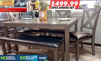 6pcs dining set