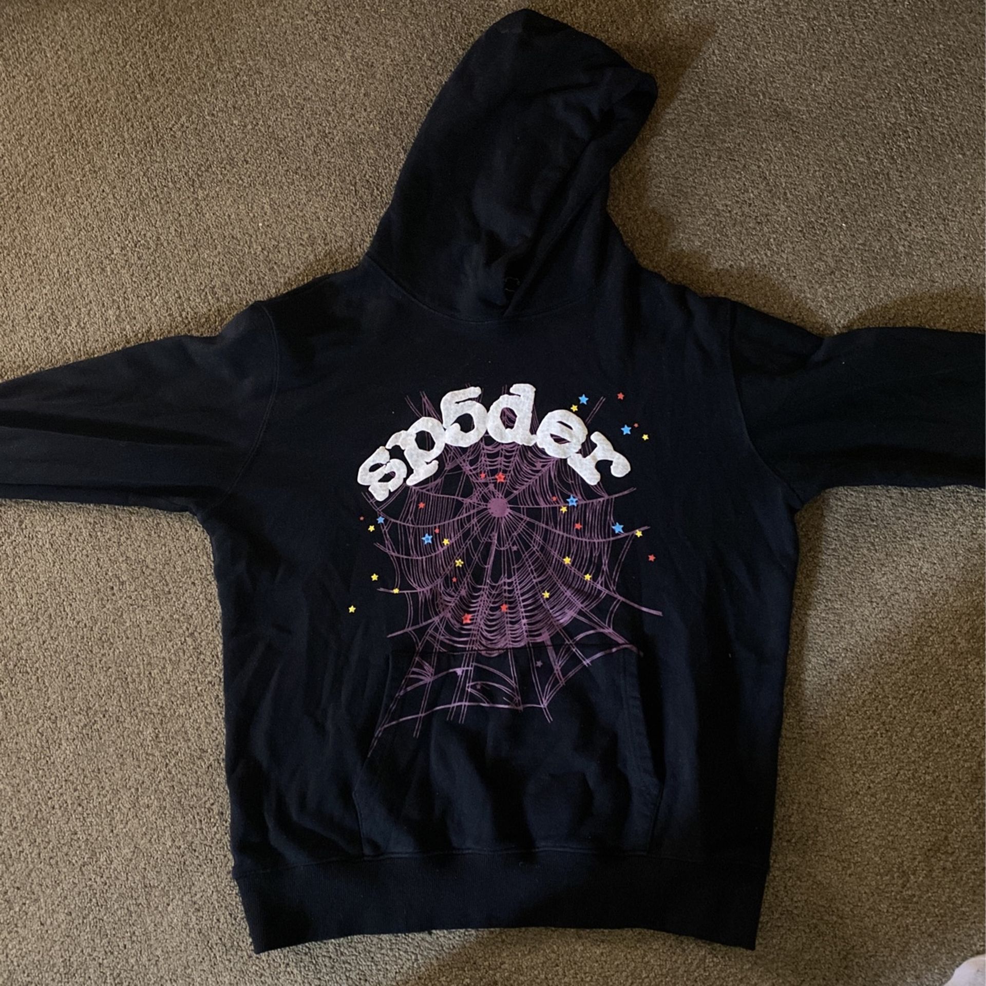 Sp5der Hoodie Size XL Fits Like A Large