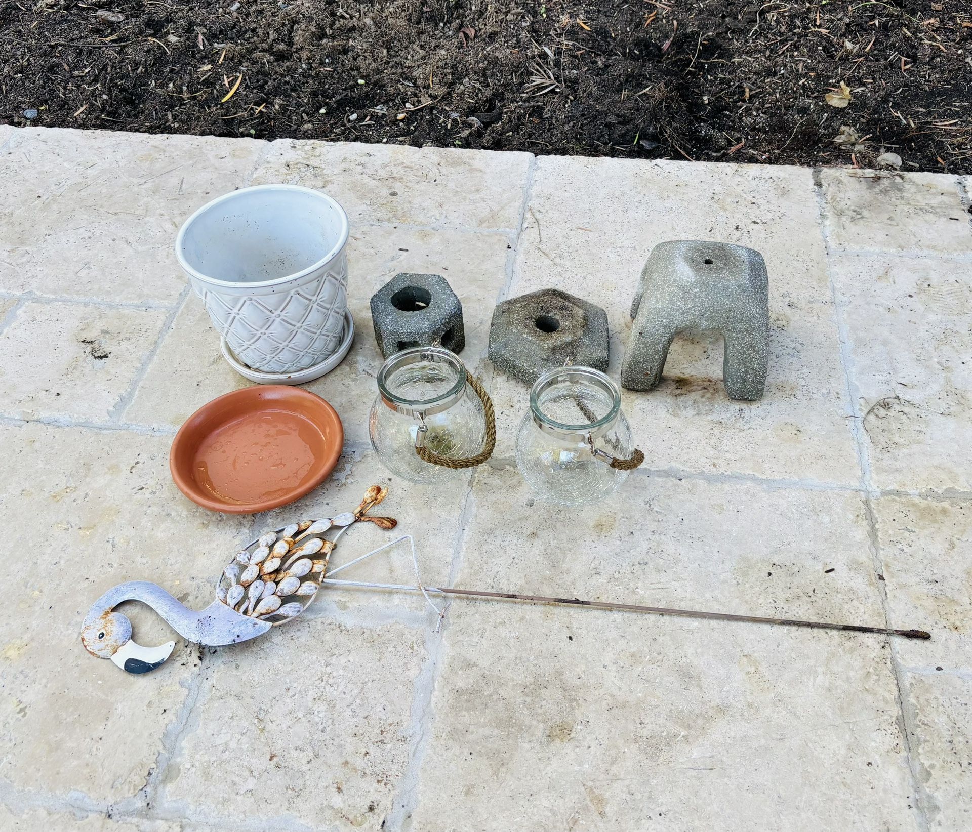 Vase And Stones For Decoration ($30)