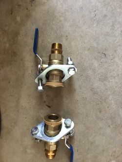 3/4 inch brass valves and fittings