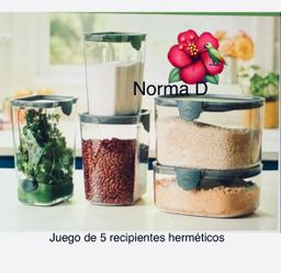 Juego de recipientes Hermeticos nuevos en su caja 🌺
