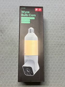 the Wyze Bulb Cam, a 2-in-1 smart LED light bulb and 2K HD security camera