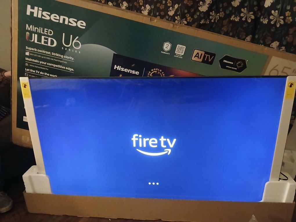 65" Hisense Miniled Uled U6 Series Flat Screen