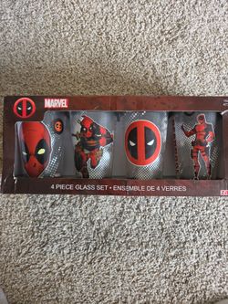 Deadpool Drinking Glasses - 4