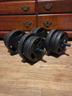 Dumbbells Set 45lbs total New