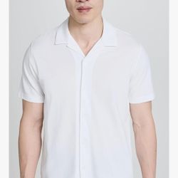 Vince Men's Pique Cabana Button Down XXL 