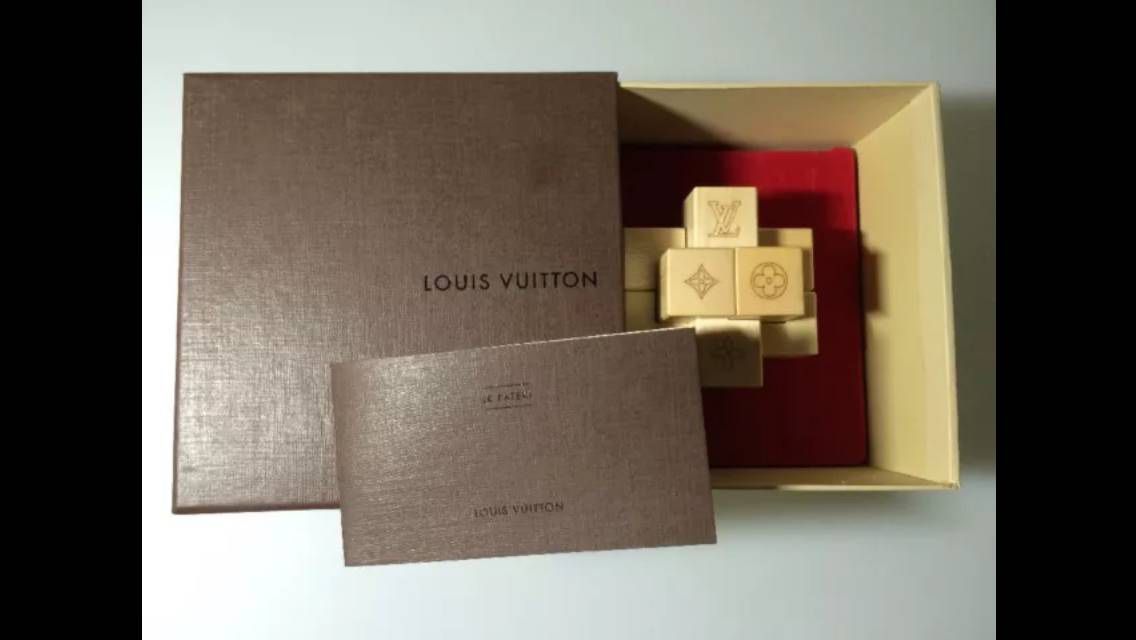 Louis Vuitton Rare Vintage Le Pateki Wooden Puzzle Game