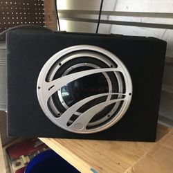  Rockford Sub And  Kenwood Speakers 