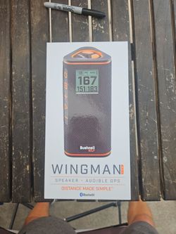 Bushnell golf wingman view speaker gps Bluetooth