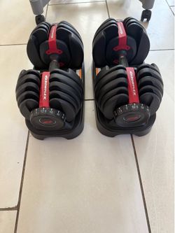 Bowflex adjustable weights 5-52.5lbs