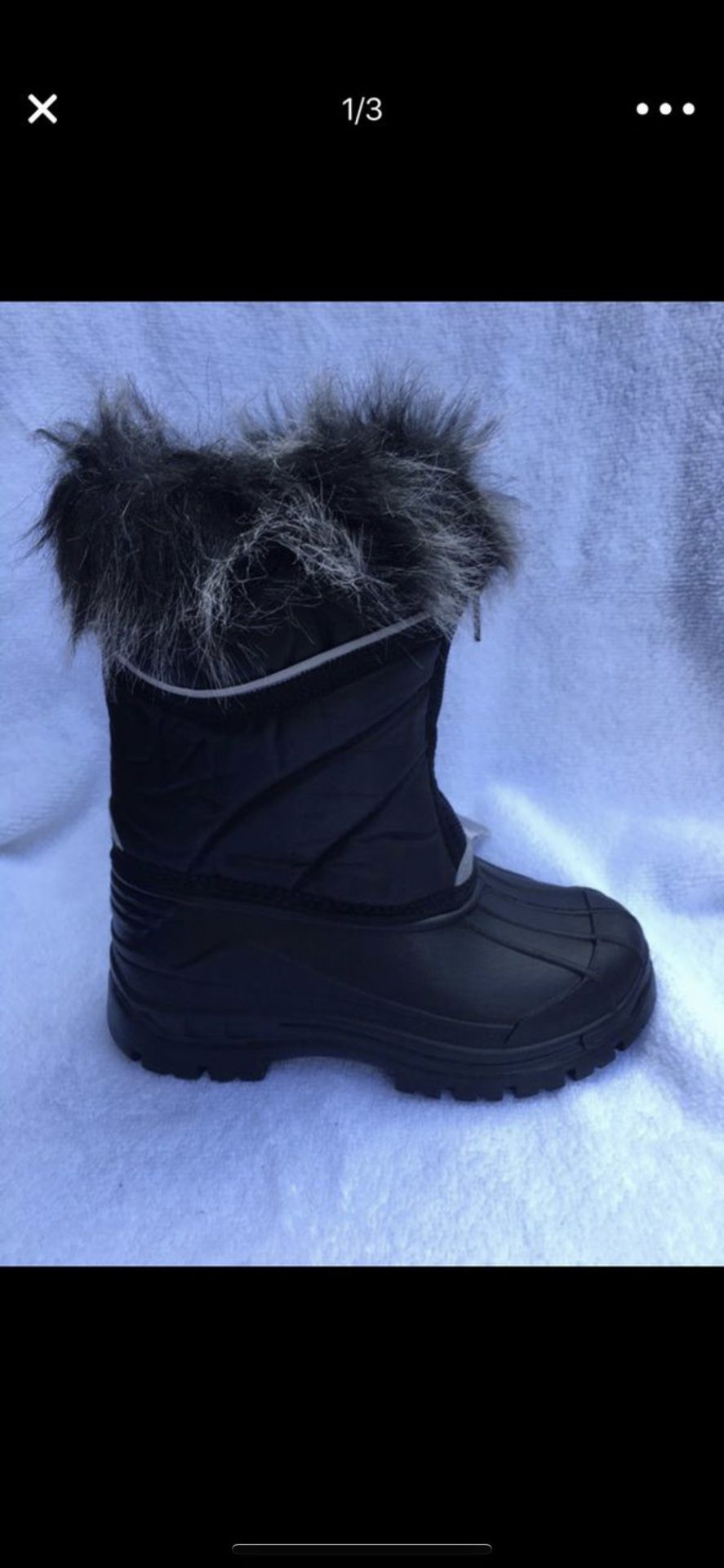 Snow boots for kids size 11,12,