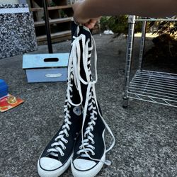 Knee high Converse 