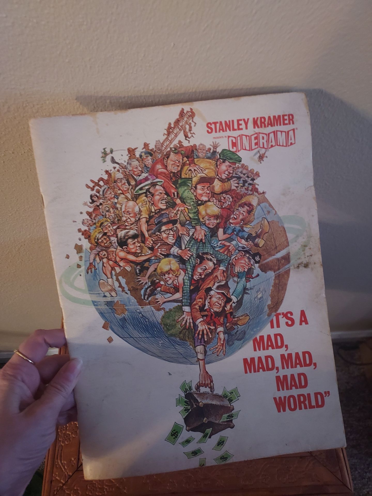 Vintage movie souvenir book